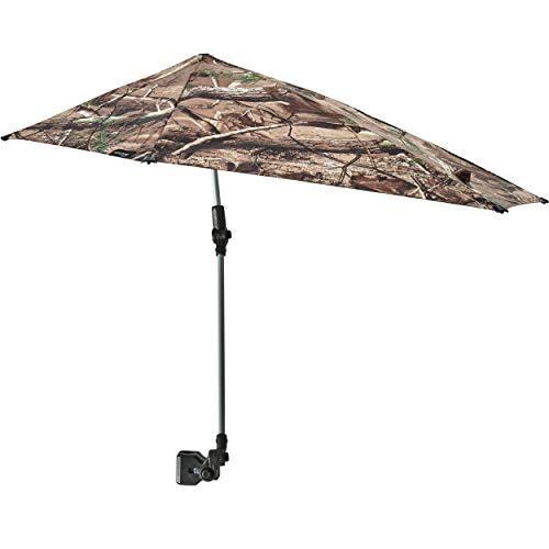 Sport-Brella Versa-Brella SPF 50+ Adjustable Umbrella with Universal Clamp, Regular, Camo