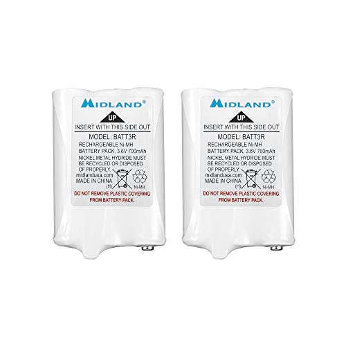 Midland – AVP14 Rechargeable Battery Packs LXT600, T50 T60, White, 3.15x 2.3X 0.5