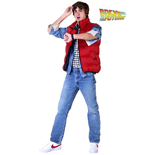 Fun Costumes Adult Back to The Future Marty McFly - XL Red
