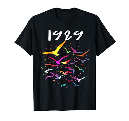 seagull in the sky flock of seagulls 1989 T-Shirt