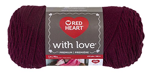 Red Heart Love Yarn-Merlot, Multicolor