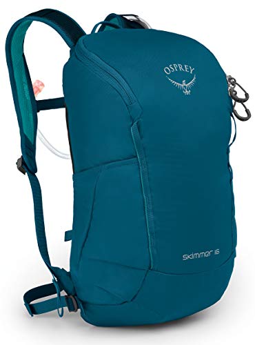 Osprey Skimmer 16L Women's Hiking Backpack with Hydraulics Reservoir, Sapphire Blue