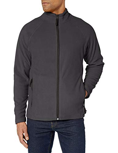 Clique Men's Summit Full-zip Microfleece, Charcoal, Small