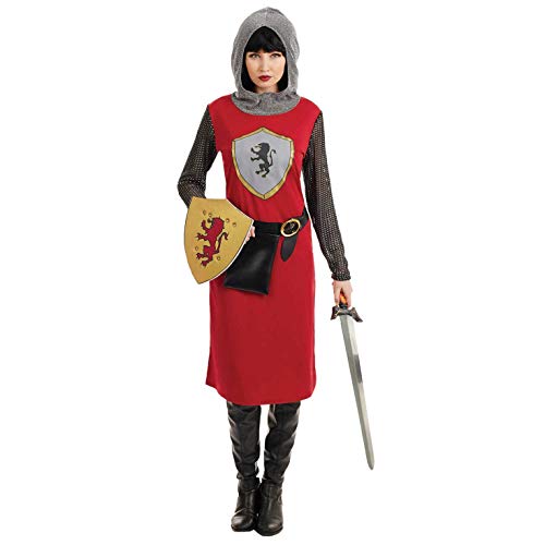 fun shack Medieval Knight Costume Women, Joan Of Arc Costume, Womens Knight Costume, Female Knight Costume Adult, XX-Large