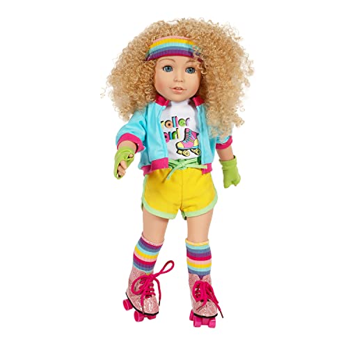 ADORA Amazon Exclusive Amazing Girls Collection, 18” Realistic Doll with Changeable Outfit and Movable Soft Body, Birthday Gift for Kids and Toddlers Ages 6+ - Sophia Disco Diva