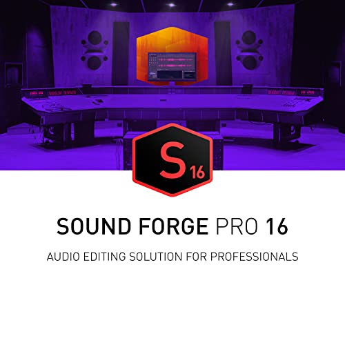 SOUND FORGE Pro 16 - Audio Editing, recording, restauration & mastering | Audio Software | Music Program | for Windows 10/11 [PC Online code]