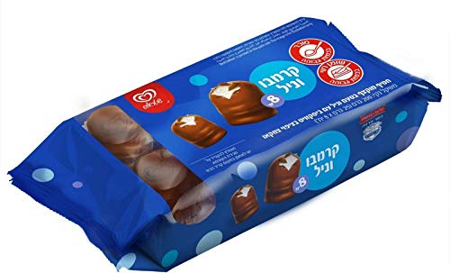 Crembo Krembo Strauss Vanilla Vanyl Coated Chocolate Kosher 8Pcs Israel Production