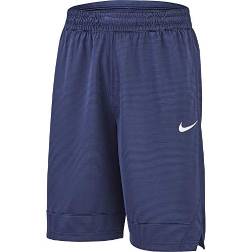 Nike Dri-FIT Icon, Men's Basketball Shorts, Athletic Shorts with Side Pockets, Midnight Navy/Midnight Navy/White, M
