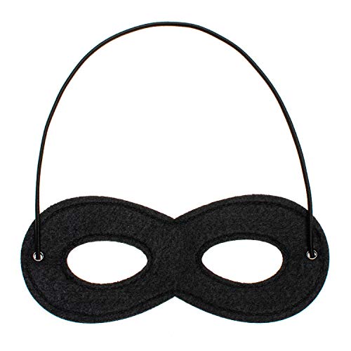 Cute Black Super Hero Eye Masks for Little Boys Kids Party Cosplay Halloween Accessory Black