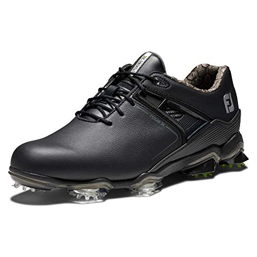 FootJoy Men's Tour X Previous Season Style Golf Shoes, Black, 7 Wide