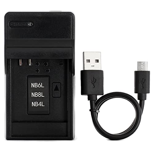 NB-4L USB Charger for Canon PowerShot SD750 SD780 is SD1000 SD1100 is SD1400 is A2200 A3100 is, IXY Digital 60, IXUS 220 HS, Digital IXUS 70 Camera and More