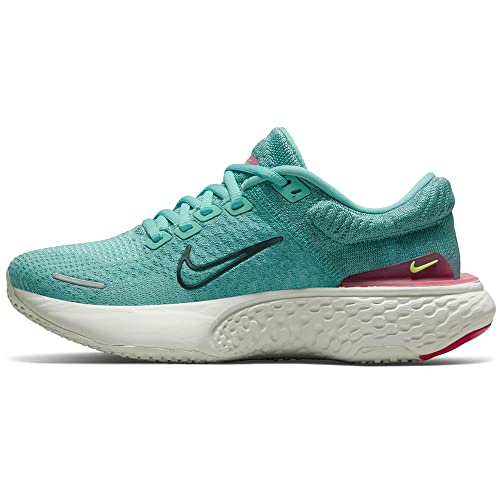 Nike Women's ZoomX Invincible Run FK 2 (Washed Teal/Pink Prime/Barely, us_Footwear_Size_System, Adult, Women, Numeric, Medium, Numeric_8_Point_5)