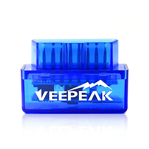 Veepeak Mini Bluetooth OBD II Scanner for Android ONLY, Auto Check Engine Light Code Reader Car Diagnostic Scan Tool
