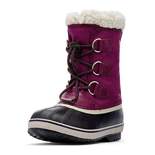 Sorel Winter Boots, Purple Wild Iris X Dark Plum, 6 US Unisex Big Kid