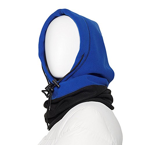 Hot Headz, 6 in 1 Fleece Hoodie, One Size Fits All, Royal Blue