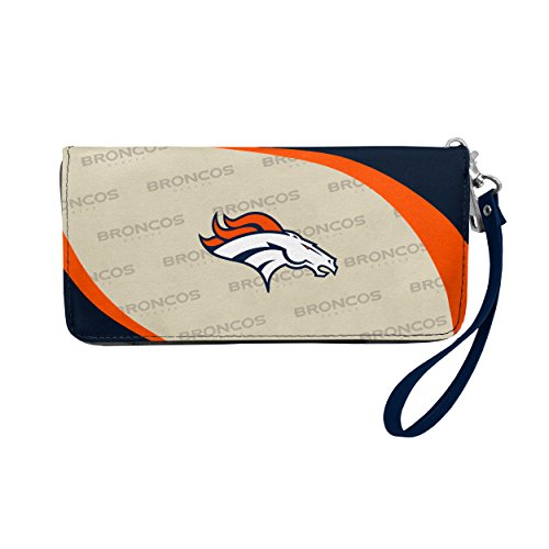 Littlearth NFL Denver Broncos Curve Zip Organizer Wallet