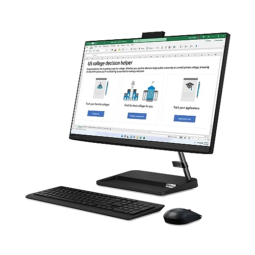 Lenovo IdeaCentre AIO 3 - (2023) - All in One Desktop Computer - 23.8' FHD - 720p HD Built in Camera - Windows 11-16GB Memory - 512GB Storage - AMD Ryzen 5 7540U - Mouse & Keyboard Included