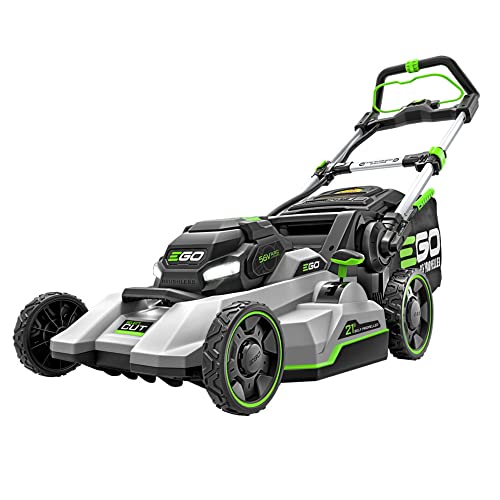 EGO Power+ LM2135SP 21-Inch Select Cut Lawn Mower with Touch Drive Self-Propelled Technology 7.5Ah Battery and Rapid Charger Included
