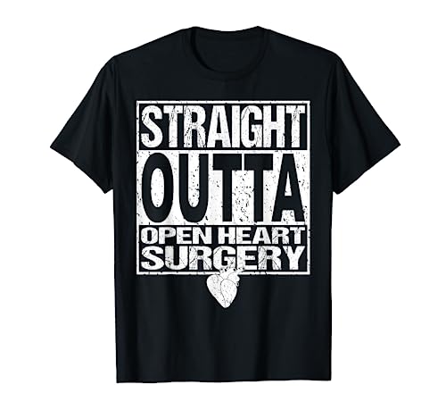 Open Heart Surgery TShirt Survivor Post Attack Recovery Gift