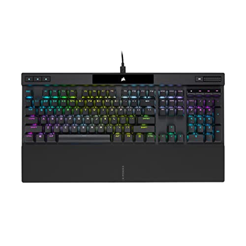 Corsair K70 RGB PRO Mechanical Gaming Keyboard - Cherry MX Brown Keyswitches - 8,000Hz Hyper-Polling - Durable PBT Double-Shot Keycaps - Magnetic Soft-Touch Palm Rest - Black (QWERTY - NA Layout)