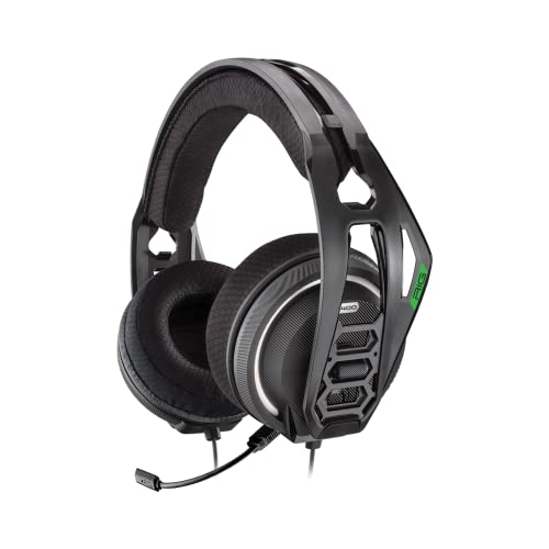 RIG 400HX Officially Licensed Xbox Gaming Headset with Removable Noise Canceling Mic - Dolby Atmos 3D Surround Sound for Xbox Series X, Xbox Series S, Xbox One, Windows 10, Windows 11 PC - Black