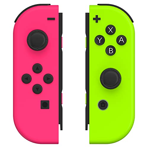 YEKILO Joy Cons for Switch Controller, Wireless Replacement Controller for Switch Joycons Splatoon 3 and Sports, Left and Right Switch Joycon Controller Support Dual Vibration/Wake-up/Screenshot.