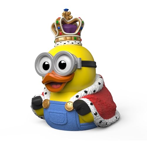 TUBBZ First Edition Minions King Bob Collectible Vinyl Rubber Duck Figure - Official Universal Despicable Me Minions Merchandise - Kids TV, Movies & Video Games