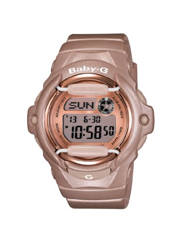 Casio Women's BG169G-4 Baby G Pink Champagne Watch