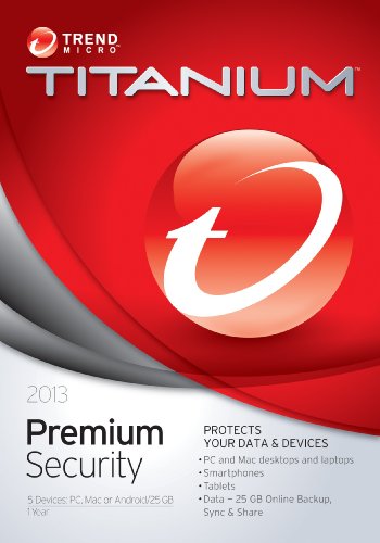 Trend Micro Titanium Maximum Security Premium 2013 (5-Devices) [Old Version]