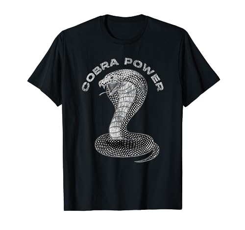 Vintage Distressed King Cobra Power Snake Muscle Car Karate T-Shirt