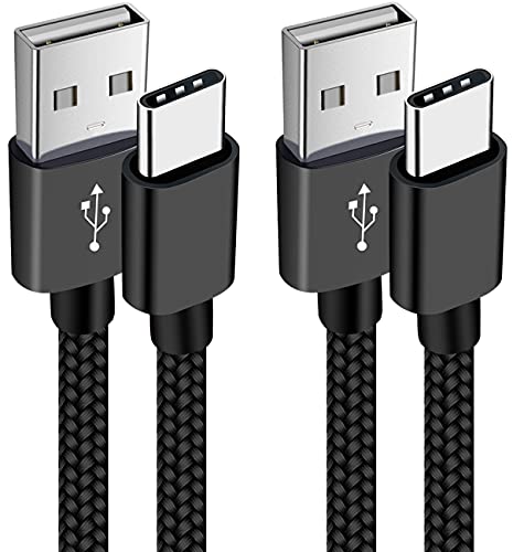 VOTY 【2-Pack 6FT USB-C Charger Cable for Motorola Moto G Fast/G Power/G Stylus,Moto G8 G7,G7 Play,G7 Plus,G7 Power G6,G6 Plus X4 Z3 Z2 Play Z Droid Force,Braided USB Type C Charge Charging Cord