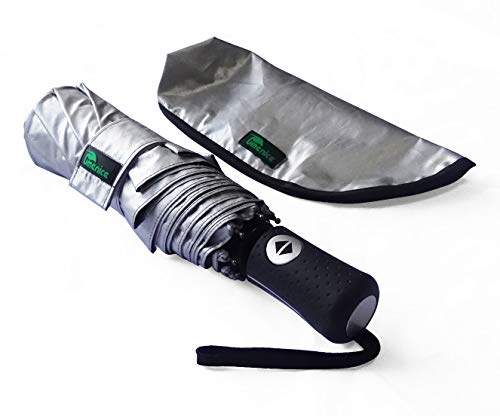 umenice UPF 50+ UV Protection Travel Umbrella Ultra Light Weight (Black)