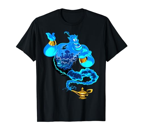 Disney Aladdin Genie Portrait Agrabah Fill T-Shirt