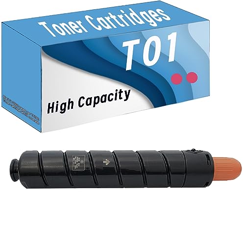 for Canon T01 8066B001AA 8067B001AA 8068B001AA 8069B001AA Toner Cartridges Works with ImagePRESS C60 C65 C600 C650 C700 C750 C800 C850 IRC7570 C7565 C7580 T01 (Magenta)