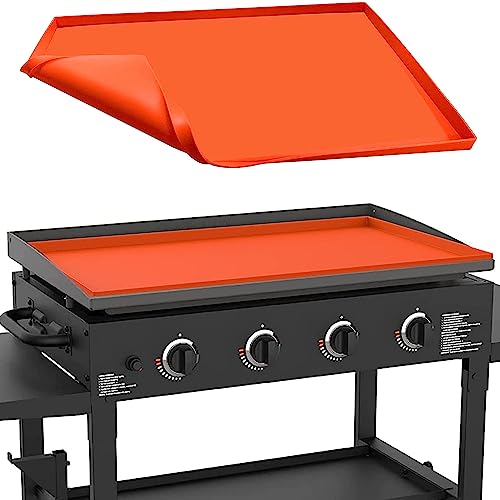 36' Silicone Griddle Mat for Blackstone 36 Inch Griddle, Heavy Duty Food Grade Silicone Griddle Cover, Protect Your Griddle from Dirt & Rust All Year Round