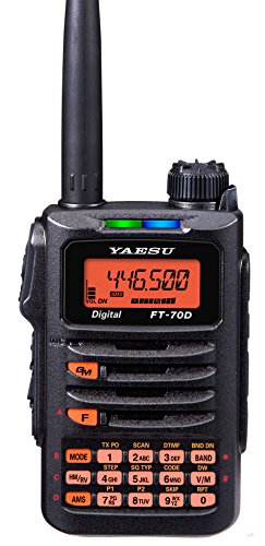 Original Yaesu FT-70DR FT-70 144/430 MHz Digital/Analog Handheld Transceiver - C4FM / FDMA - 3 Year Manufacturer Warranty