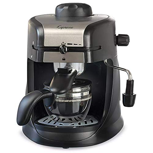 Capresso 303.01 4-Cup Espresso and Cappuccino Machine Black 13.25' x 7.5' x 9.75'