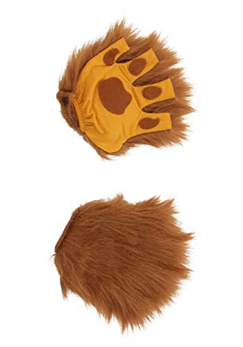 elope Lion Costume Fingerless Paws for Adults and Kids Standard