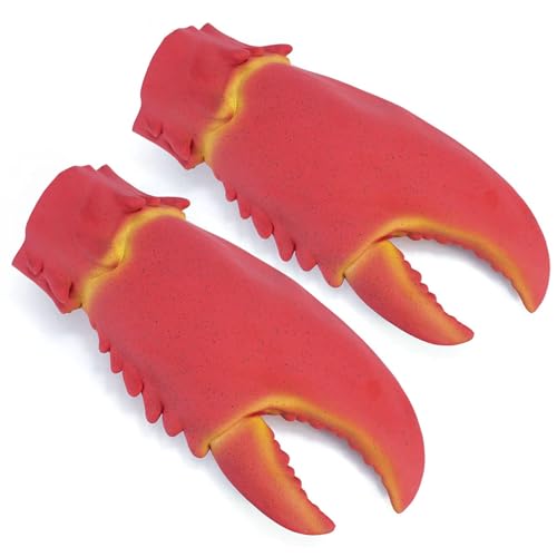 Fun Lobster Gloves Giant Craw Hands Weapon Festival Cosplay Halloween Costume Accessories Fidget Finger Props Game Party Toy