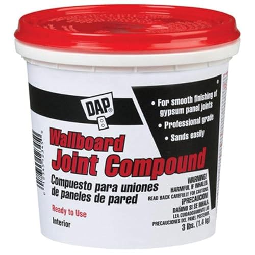 Dap 10100 Wallboard Joint Compound, White , 3-Pound
