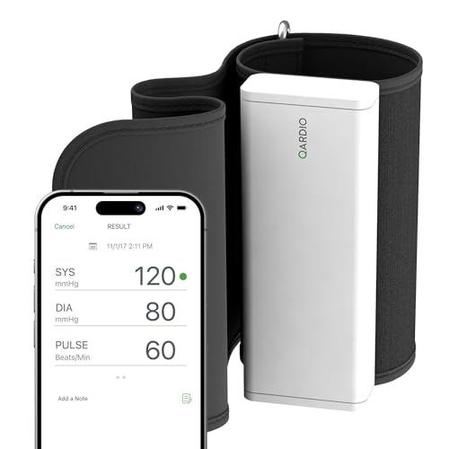 QardioArm Wireless Blood Pressure Monitor: Easy to Use Smart Upper Bluetooth Arm Cuff. App-enabled for iOS, Android, Apple Watch. FSA/HSA eligible.