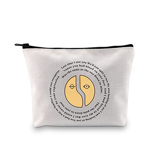 G2TUP Broadway Musical Lover Hedwig And The Angry Inch Inspired Makeup Bag Hedwig And The Angry Inch Fan Cosmetic Bag Musical Theatre Gift (Hedwig And The Angry White Bag)