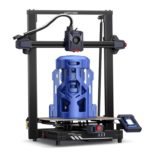 Anycubic 3D Printer Kobra 2 Plus, 500mm/s High-Speed Printing with Dual Z-Axis New Structure Anycubic APP Intelligent Control Large 3D Printer Upgraded Auto Leveling, Printing Size 320 * 320 * 400mm