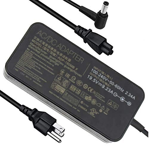 New 19.5V 9.23A 180W Laptop Charger for Asus ROG G750JM G751JM G750JS G75 G75VW G75VX GL502VT G750JW G750JM G750JX G751JL G751JM G752VL ADP-180MB F FA180PM111 G-Series Gaming Laptop
