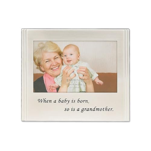 Lawrence Frames When a Baby is born so is a Grandmother Silver Plated 6x4 Picture Frame (507764)