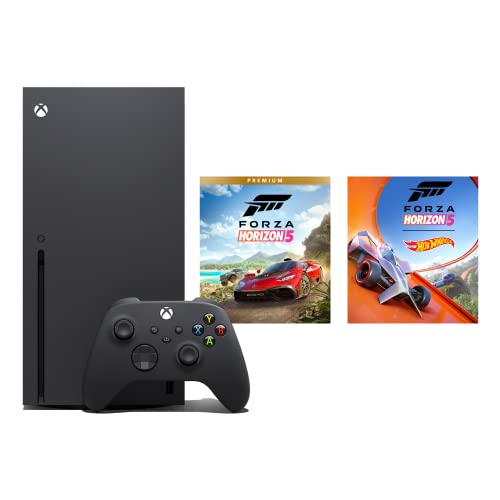 Xbox Series X 1TB SSD Forza Horizons 5 Console Bundle - Includes Xbox Wireless Controller - Includes Forza Horizons 5 - 16GB RAM 1TB SSD - Experience True 4K Gaming - Xbox Velocity Architecture