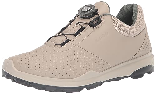 ECCO Men's Biom Hybrid 3 BOA Hydromax Water Resistant Golf Shoe, Gravel, 9-9.5