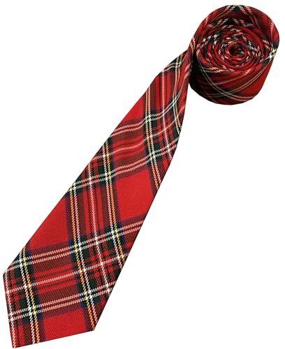 Men's Scottish Royal Stewart Tartan Neck Tie