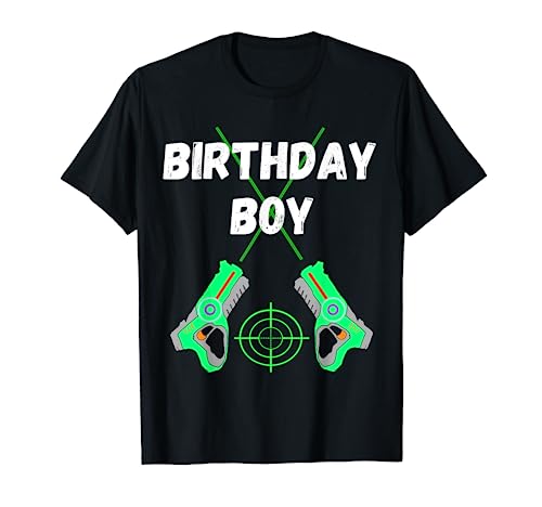 Laser Tag Birthday Boy Party Indoor Lasertag Game Player T-Shirt