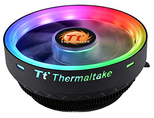 Thermaltake UX100 5V Motherboard ARGB Sync 16.8 Million Colors 15 Addressable LED Intel (LGA 1700) / AMD (AM5) Universal Socket Hydraulic Bearing 65W CPU Cooler CL-P064-AL12SW-A